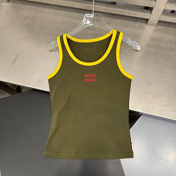 日本未入荷◇ミュウミュウ 激安 ロゴ刺繍入り リブ付き ジャージートップ myn76709